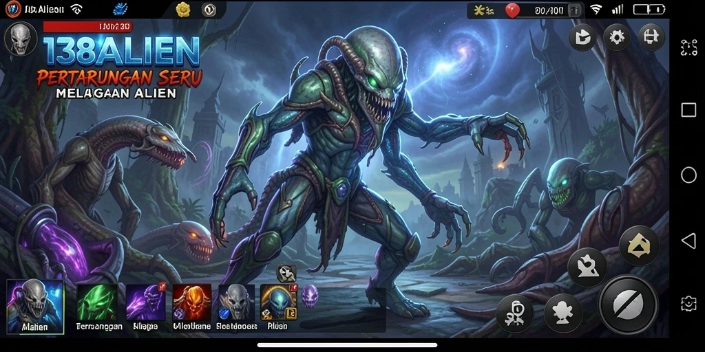 Tampilan gameplay <strong>138ALIEN</strong> saat melawan alien dengan strategi yang cerdas.