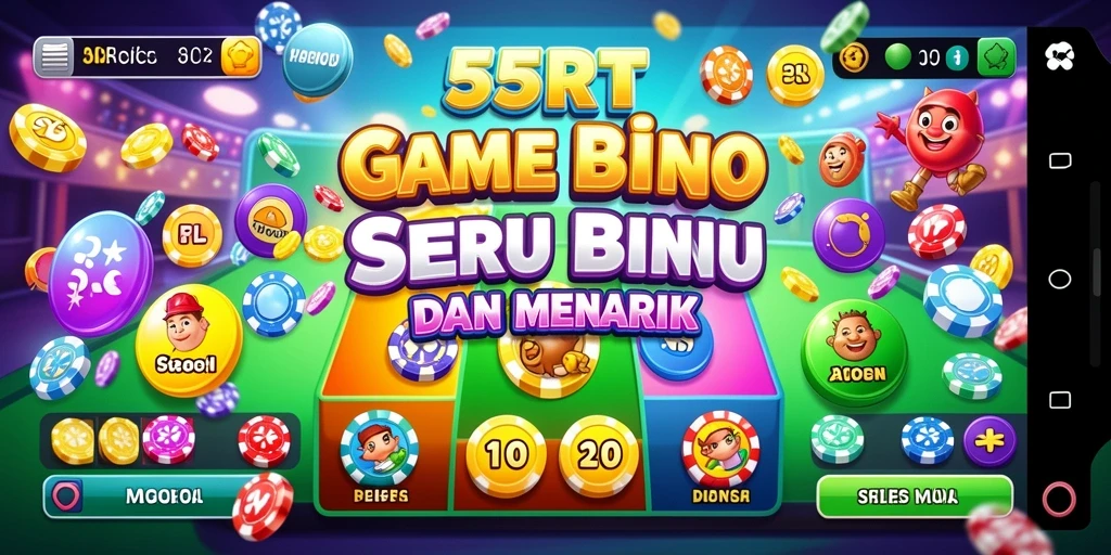 Tampilan gameplay 55RT yang seru dan kompetitif dalam permainan Bingo.
