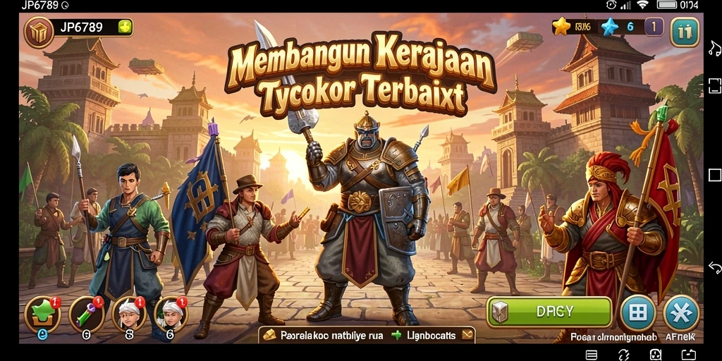 Tampilan gameplay JP6789 yang menakjubkan untuk membangun bisnis Tycoon.
