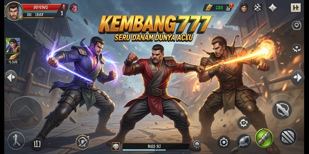 Screenshot KEMBANG777 menampilkan aksi pertarungan yang mendebarkan.