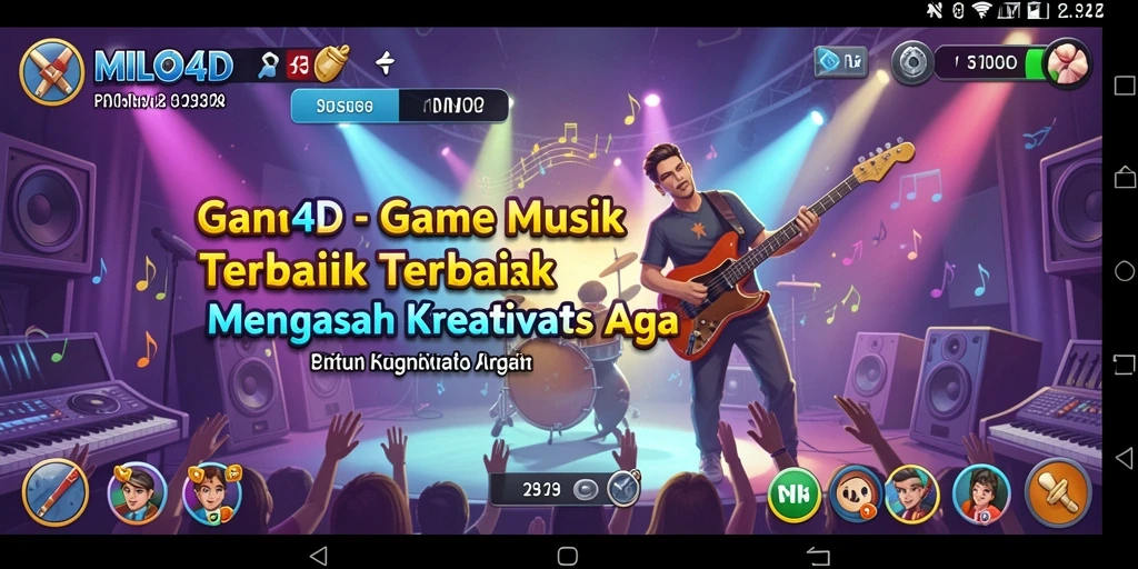 Tampilan screenshot gameplay <strong>MILO4D</strong> yang penuh warna dan interaktif.