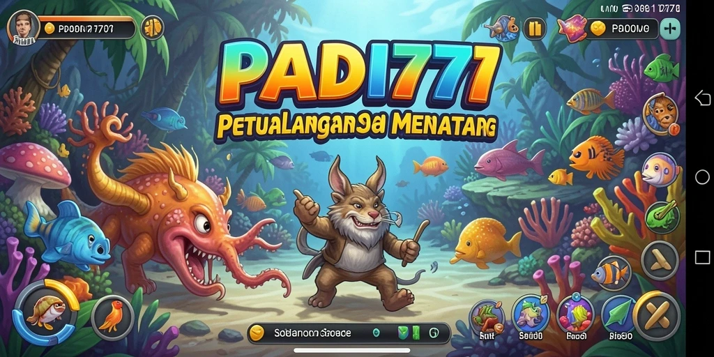 Tampilan screenshot PADI777 menampilkan aksi seru gameplay Arcade.