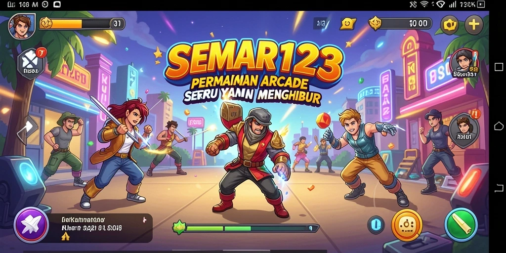 Tampilan gameplay SEMAR123 yang penuh warna dan menarik.