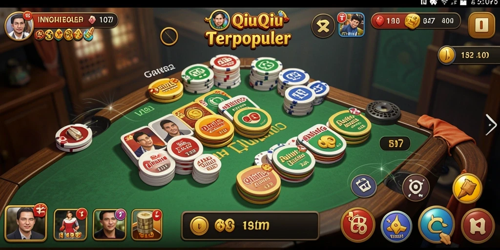 Screenshot gameplay menarik dari V07 QiuQiu.